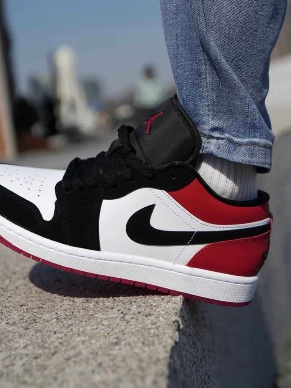 Air Jordan 1 Low SE 'Black Toe' ‐ Basketball Casual Shoe- IB8971-106 - Size 11.5
